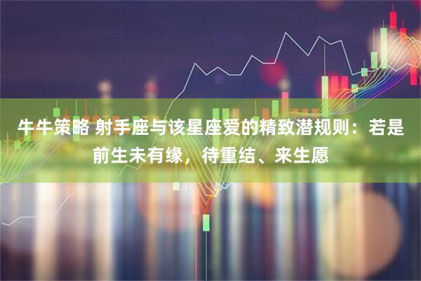 牛牛策略 射手座与该星座爱的精致潜规则：若是前生未有缘，待重结、来生愿