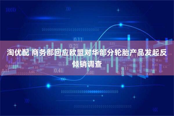 淘优配 商务部回应欧盟对华部分轮胎产品发起反倾销调查