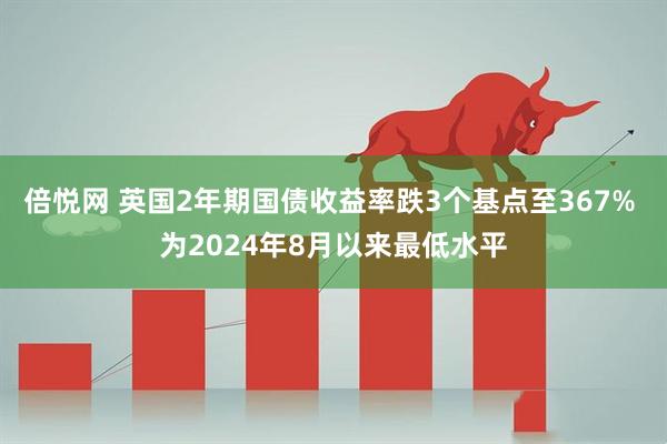 倍悦网 英国2年期国债收益率跌3个基点至367% 为2024年8月以来最低水平